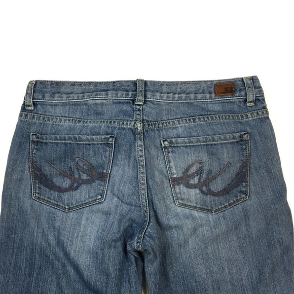 WJ23 Women’s Express X2 Reg Fit Curvy Flare Jeans 31 - Picture 6 of 7